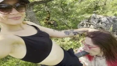 Anal Hike for TS Slave Loren Aprile