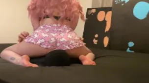 Facesitting smother booty shorts – full video on only fans with more farts