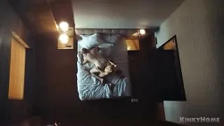 Strap-on fucking Love – Short Hair Blonde girlfriend fucks a chubby straight slave!