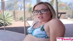 Step Sis “Why Are You Always Trying To Fuck My Friends?” Bet Winning 3some