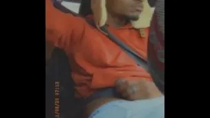 Black teen edging in car
