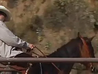 Lucky dude bangs hot cowgirl